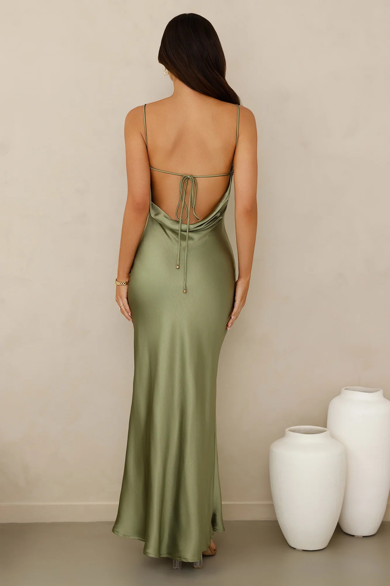 Ultimate Style Satin Maxi Dress