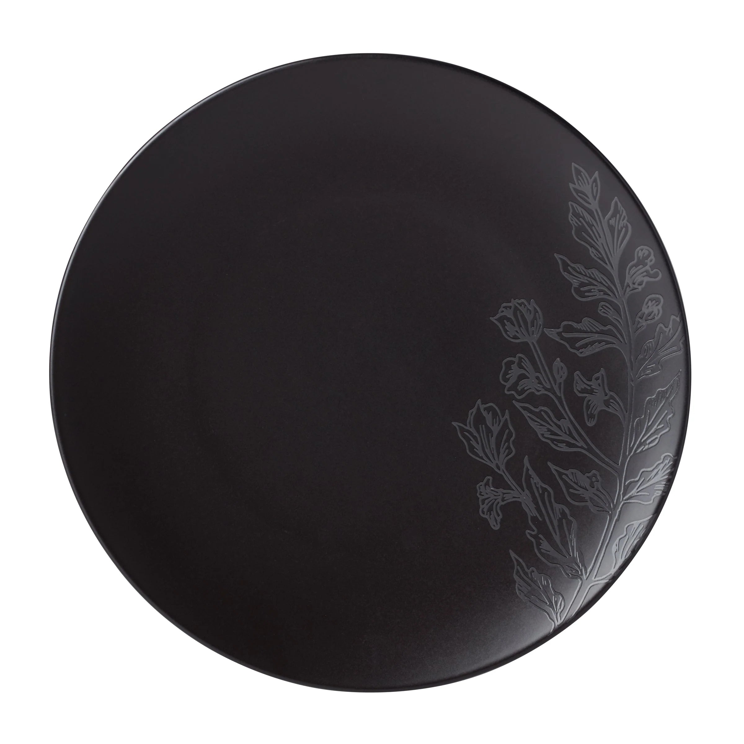 Roseto 12-Piece Dinnerware Set , Charcoal