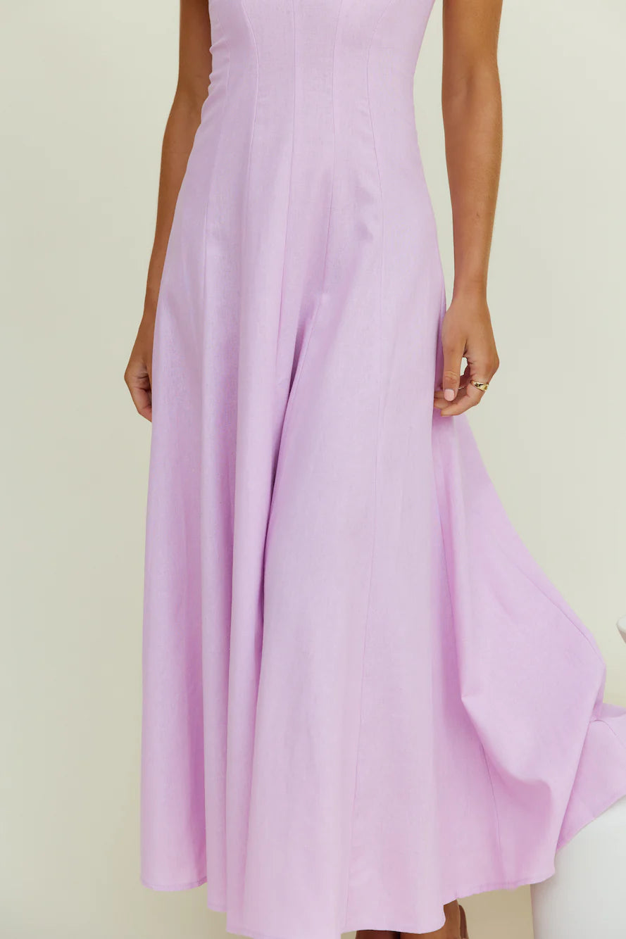Open Meadows Maxi Dress Lilac
