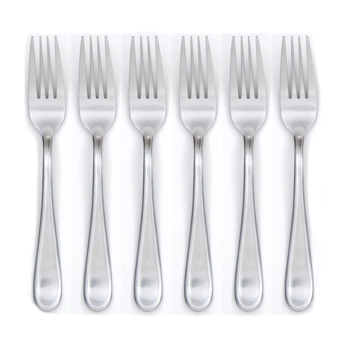 Malibu Satin Dinner Forks, Set of 6