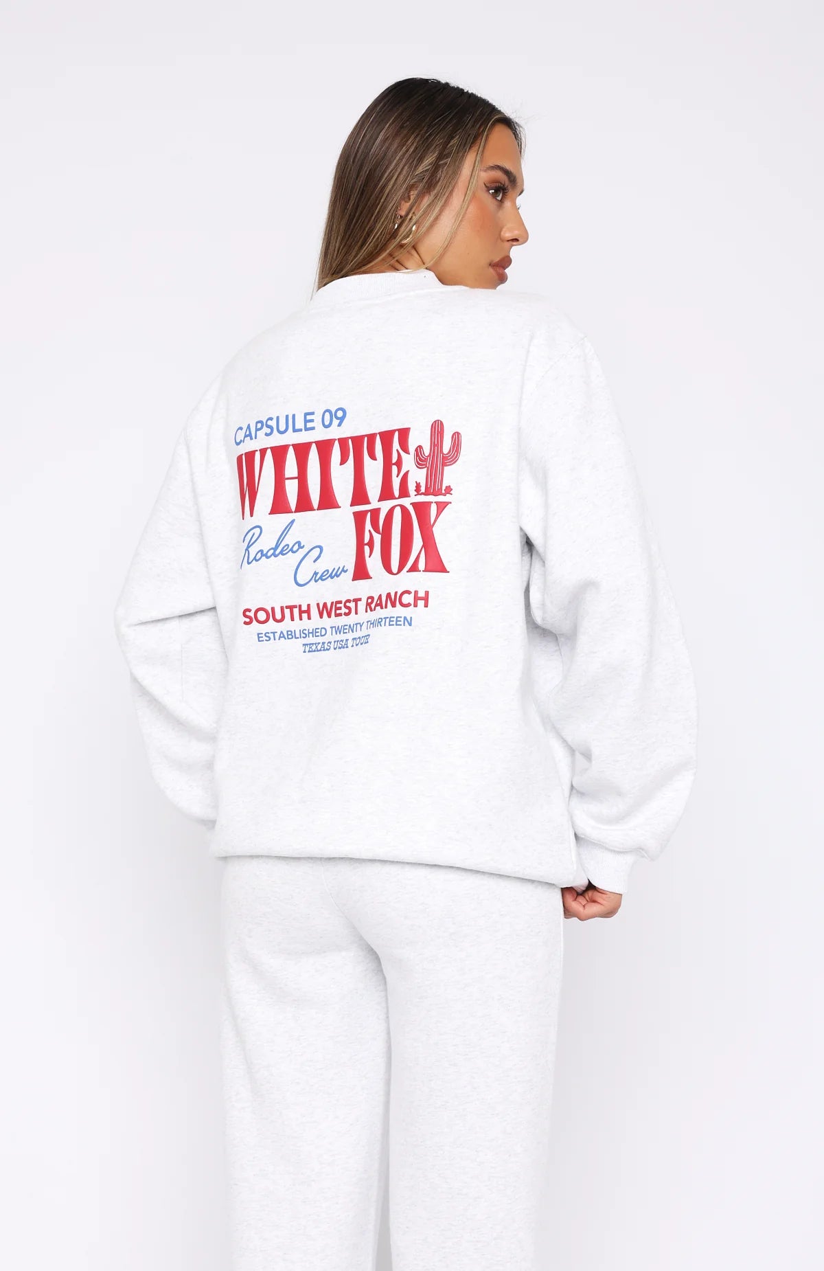 Capsule 9 Rodeo Crew Oversized Sweater Grey Marle