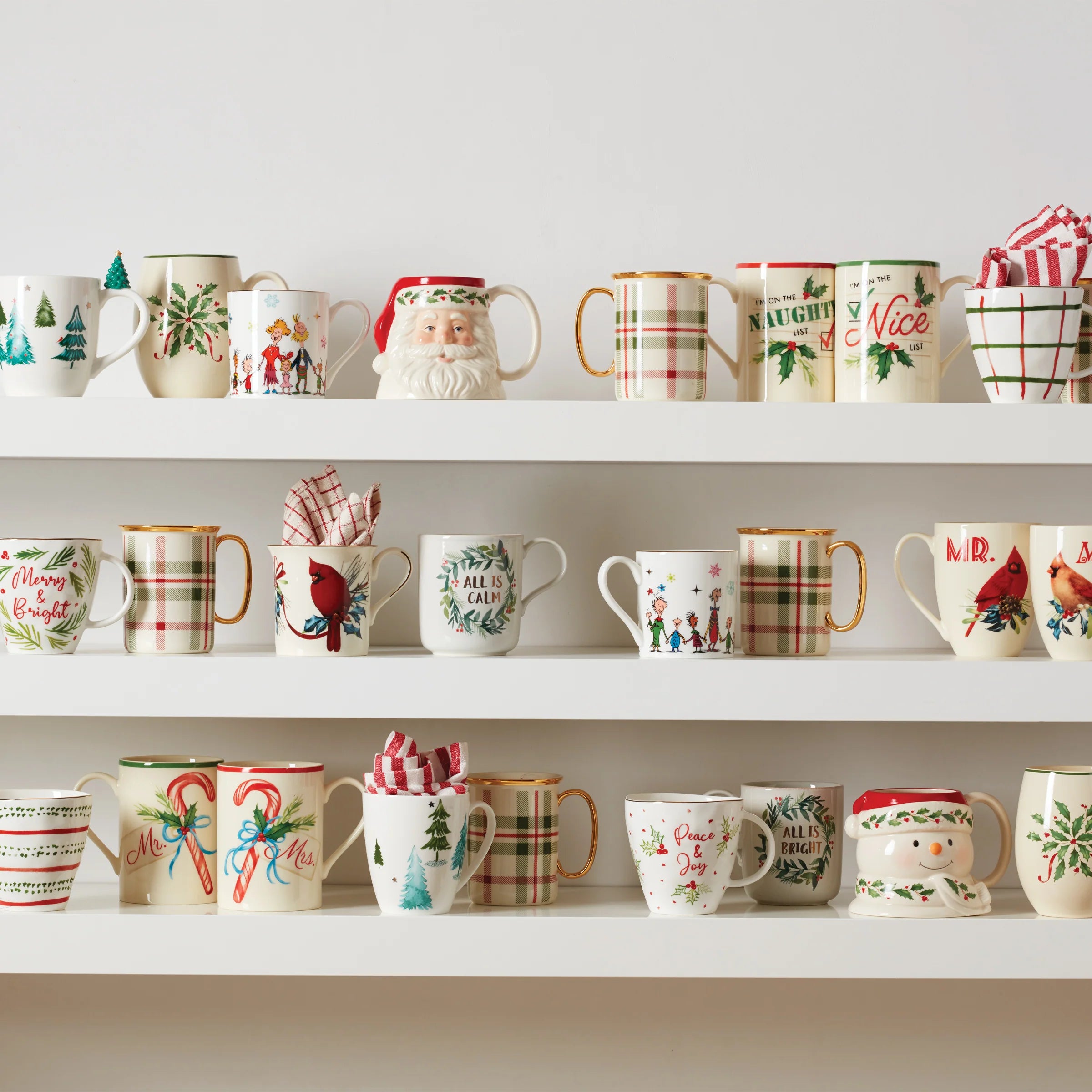 Bayberry Mugs, Set of 4