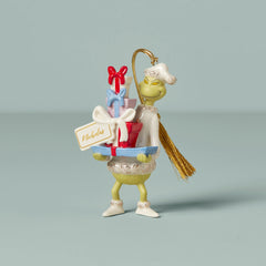 Personalized Grinch With All The Gifts Ornament