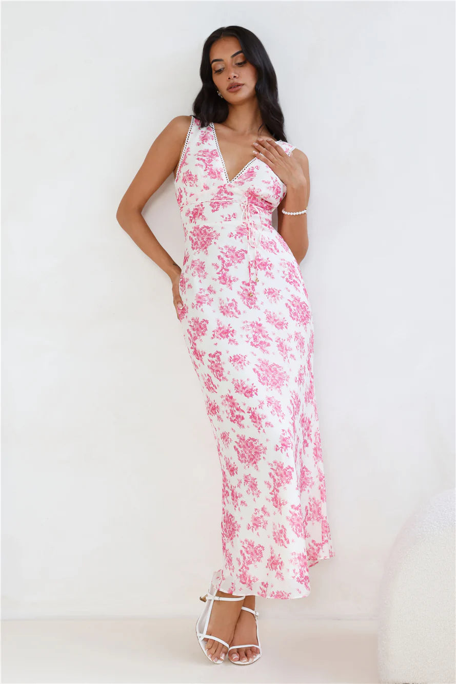 Soft Florals Maxi Dress