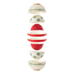Holiday Luna 8-Piece Nesting Dinnerware Set