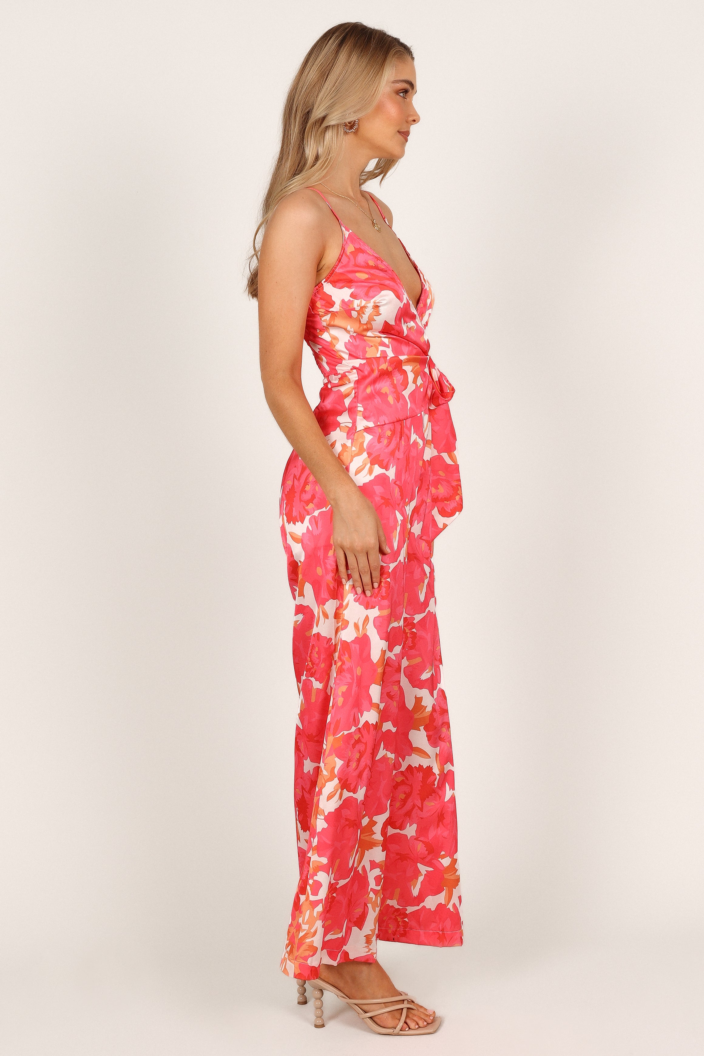 Adison Jumpsuit - Pink Floral