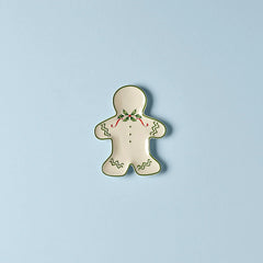 Holiday Gingerbread Man Accent Plate