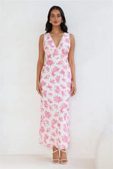 Soft Florals Maxi Dress