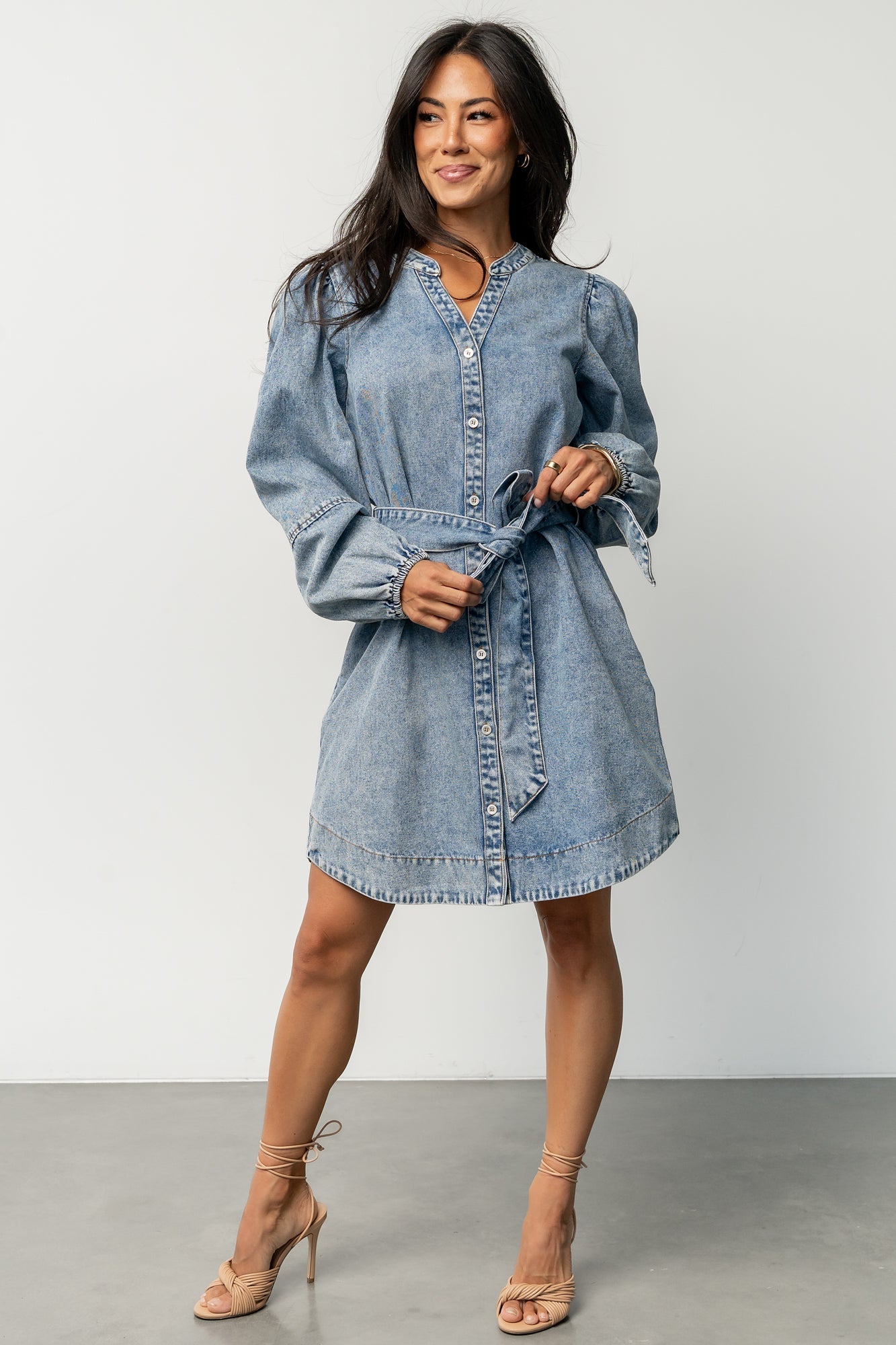 Tora Denim Dress | Light Wash