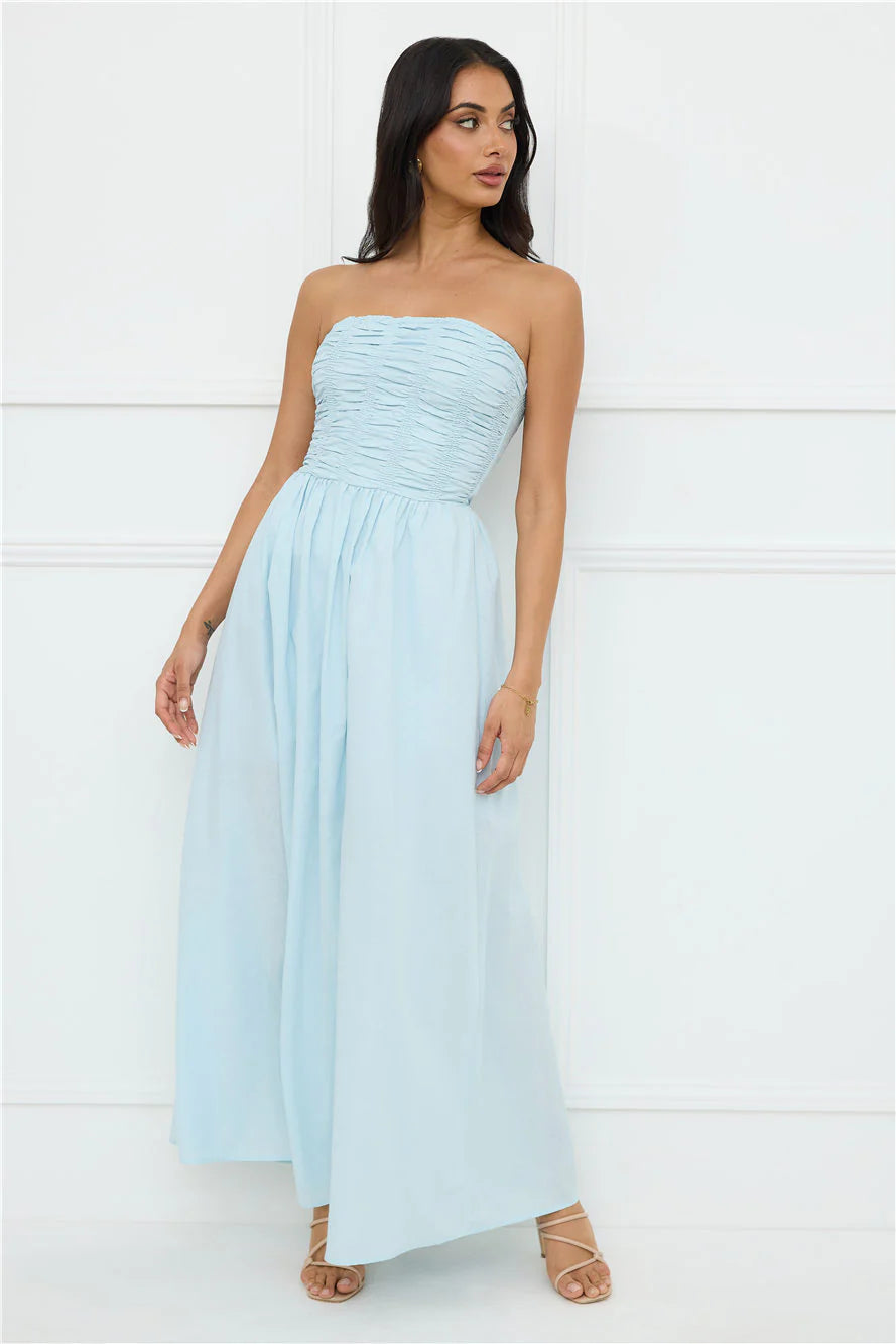 Luciana Strapless Maxi Dress