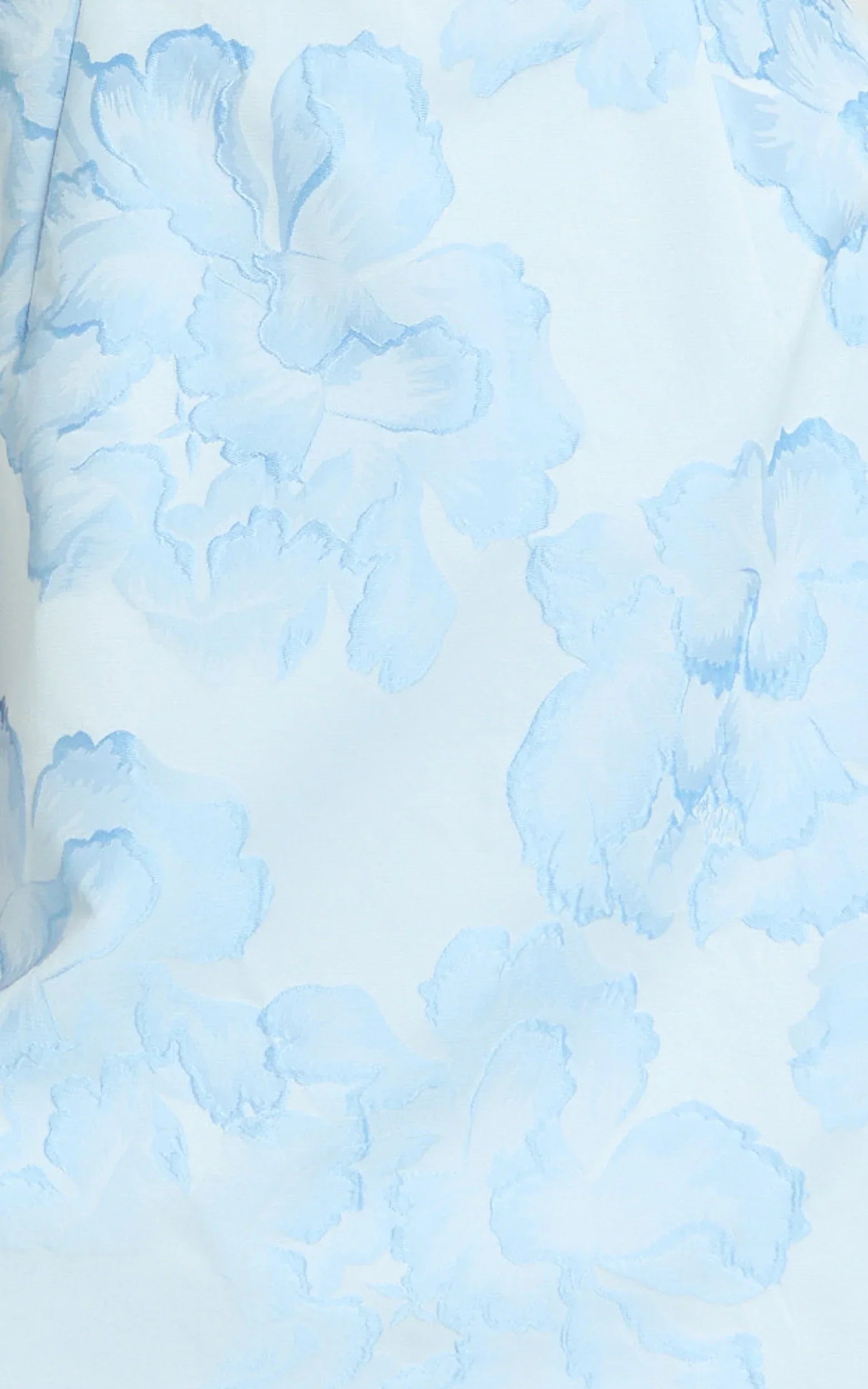 Gabbie Mini Dress Jacquard Halter Fit And Flare Dress in Blue