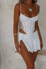 Ravee Mini Skirt White