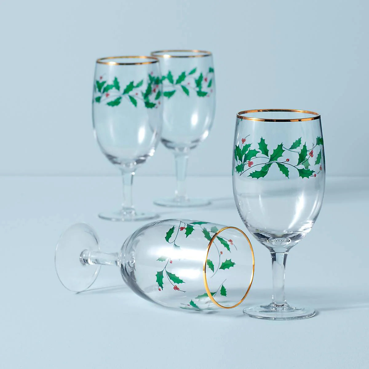 Holiday 4-Piece Iced Beverage Glass Set